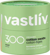 Vastliv organic cotton bamboo swabs pack for daily makeup and care