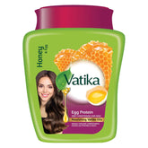 Vatika Naturals hot oil hair mask bottle with egg protein for stronger hair