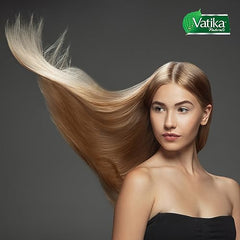 Vatika Naturals Styling Cream coconut blend close-up showing rich moisturizing texture for curls