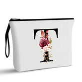 Vavabox A-Z personalized makeup bag front view for organized cosmetics on the go.