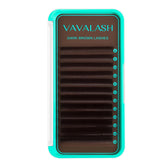 VAVALASH dark brown lash extensions in mixed lengths for natural lightweight volume.
