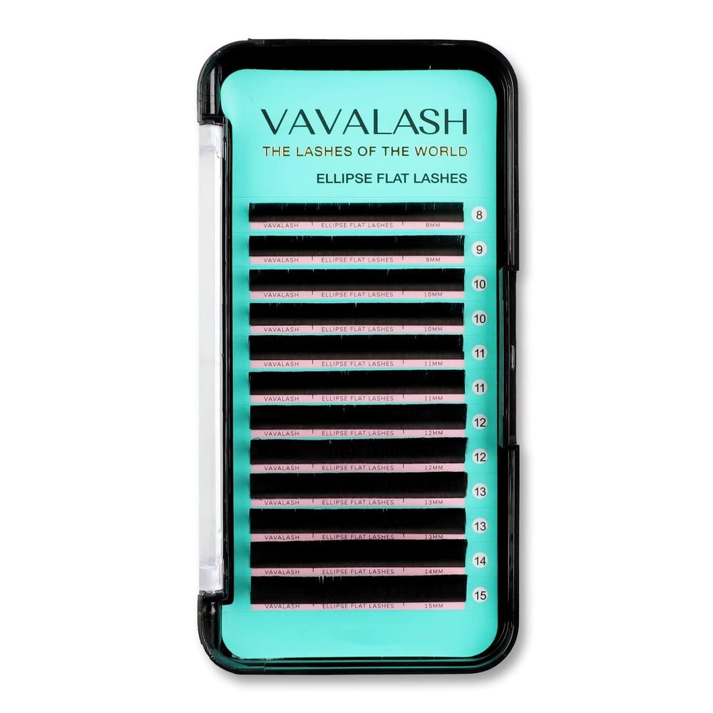 VAVALASH Ellipse flat lashes with oval shape deliver dramatic look and lightweight wear.