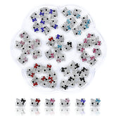 VCEOW kawaii kitty nail charms in six styles for chic nail art ideas.