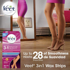 Veet almond oil and vitamin E formula moisturizes skin after waxing