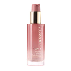 VEGAMOUR HYDR-8 bottle highlights weightless repair for smooth shine.