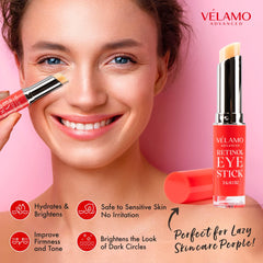 VELAMO ADVANCED bakuchiol eye cream close-up gentle for sensitive skin