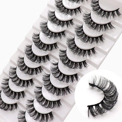 Veleasha Russian Strip Lashes DD Curl close-up for dramatic day-to-night definition