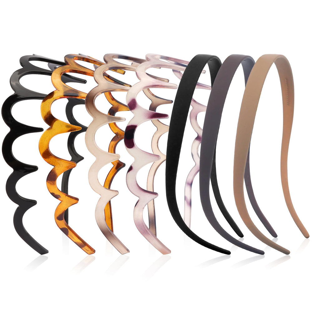 VELSCRUN headband with zigzag teeth provides a secure non-slip grip during workouts.