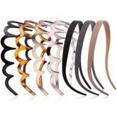 VELSCRUN headband with zigzag teeth provides a secure non-slip grip during workouts.