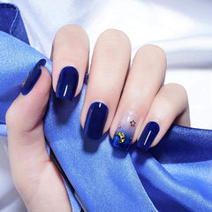 Aplicación suave de VENALISA, color azul rey para uñas uniformes