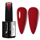 VENALISA red gel nail polish bottle front showing vibrant color for bold nails