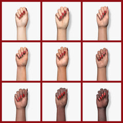 VENALISA red gel nail polish swatch shows glossy high-pigment color