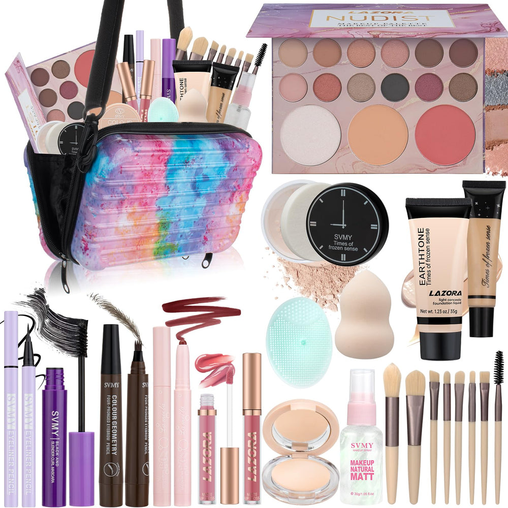 Venshun makeup set teens travel kit on-the-go versatility for quick looks