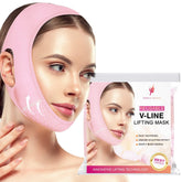 Venus Visage jawline view showing the face lifting strap for a defined look during sleep