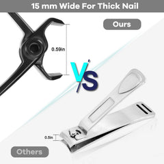 Vepkuso angled-head clippers with ergonomic grip for seniors