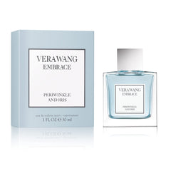 Vera Wang Embrace heart notes Periwinkle, Iris, and Blue Jasmine blend