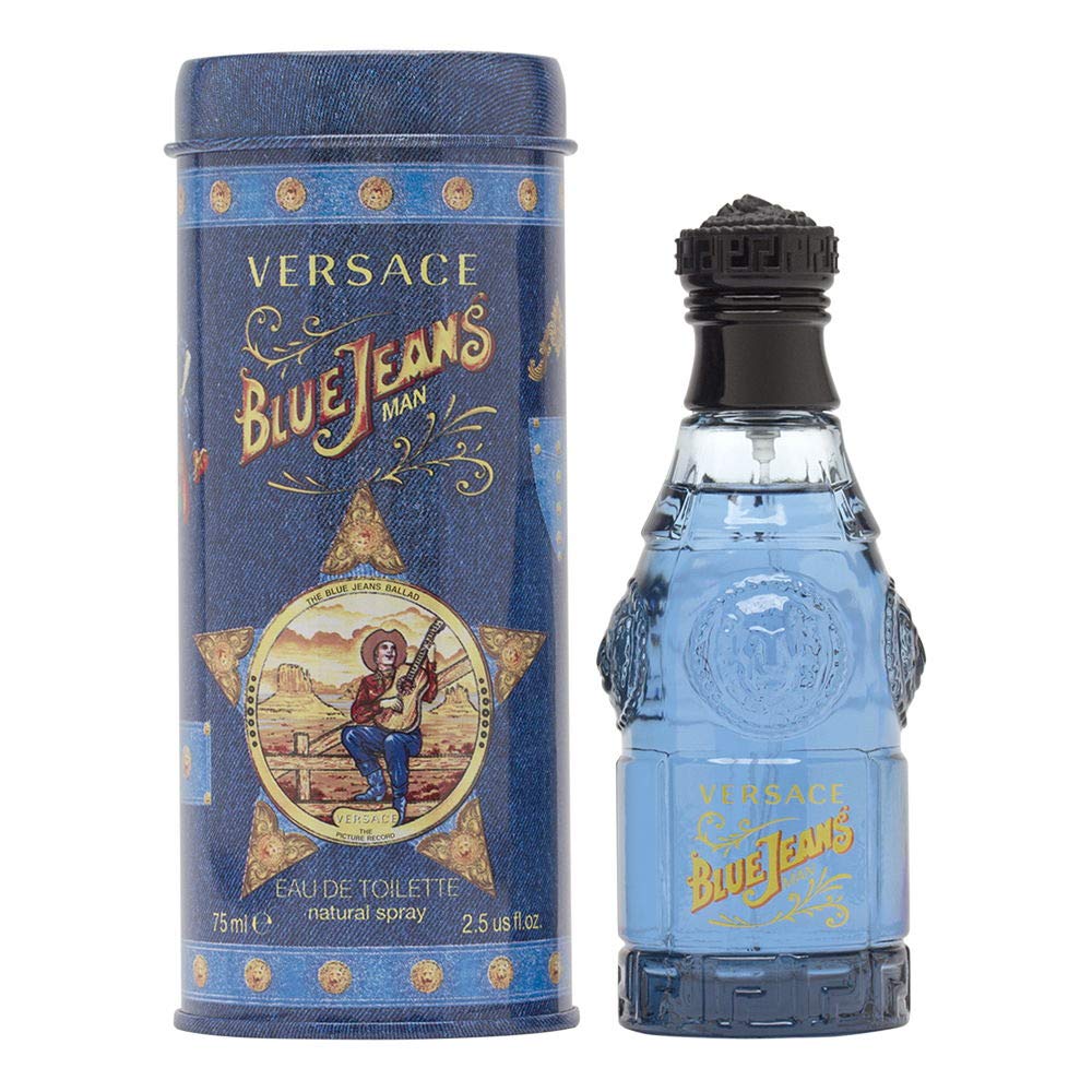 Versace Blue Jeans bottle spray for confident daily wear.