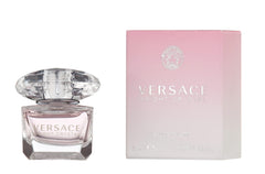 Versace Bright Crystal mini packaging box emphasizes gift-ready presentation and compact travel-friendly size.