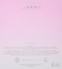Versace Bright Crystal pink-tinted bottle glass evokes fresh, luminous scents for spring.