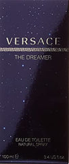 Versace Dreamer EDT bottle side view with elegant design