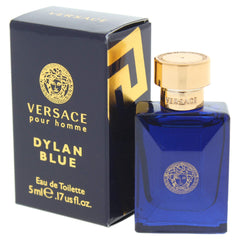 Versace Dylan Blue Mini packaging box highlights premium presentation for shelf display.
