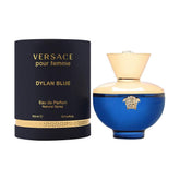 Versace Dylan Blue Pour Femme bottle front for confident daily wear