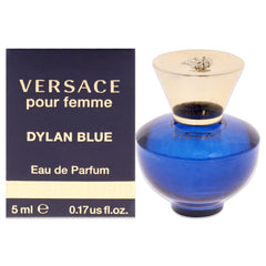 Versace Dylan Blue mini packaging displays compact gift-ready presentation.