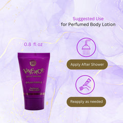 Versace Dylan Purple body lotion for lightweight hydration.