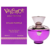 Versace Dylan Purple bottle front view for day-to-night versatility.