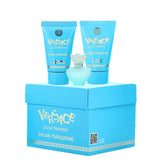 Versace Dylan Turquoise trio packaging image for gifting and display