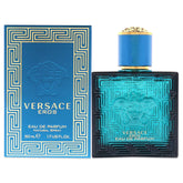 Versace Eros spray bottle close-up showing iconic design for bold everyday fragrance