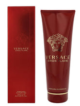 Versace Eros Flame bottle closeup for a luxurious morning ritual