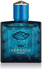 Versace Eros mini bottle front view for on-the-go scent enhancement.