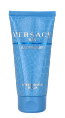 Versace Man Eau Fraiche aftershave balm application, soothing and moisturizing post-shave