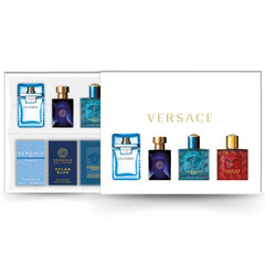 Versace miniatures 4x5ml gift-packaging ideal for gifting and collecting fragrances.