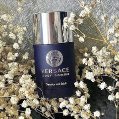 Versace Pour Homme deodorant stick wrap highlights premium design.