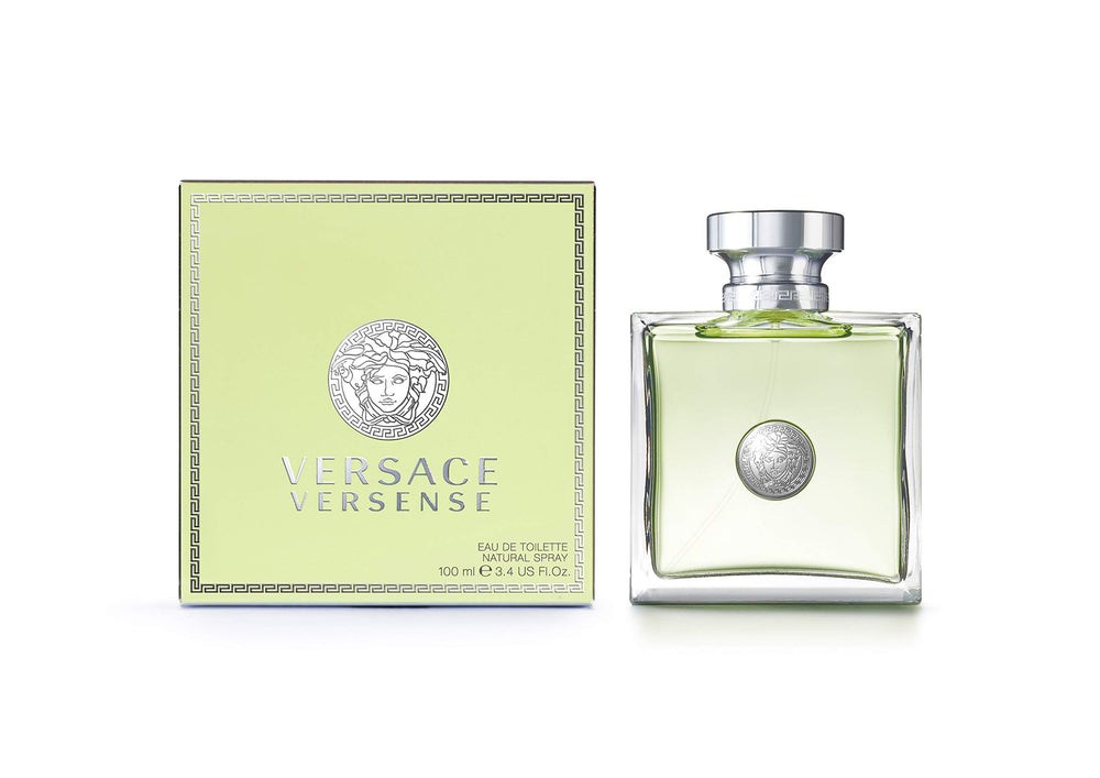 Versace Versense EDT bottle front view showcasing Mediterranean-inspired freshness for daily wear.