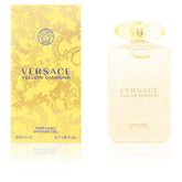 Versace Yellow Diamond shower gel bottle front with energizing fragrance for mornings