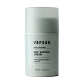 Versed Daily Recovery Rich Barrier Cream jar showing rich hydration for dry skin.