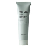 Versed Day Maker exfoliating cleanser bottle displays creamy texture for refreshed skin.
