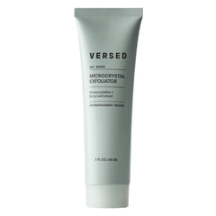 Versed Day Maker exfoliating cleanser bottle displays creamy texture for refreshed skin.