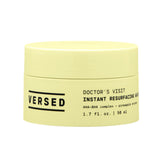 Versed Doctor's Visit bottle pour demonstrates quick at-home exfoliation for brighter skin
