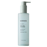Versed Purist bottle pump shows hydrating cleanser for sensitive skin.