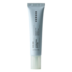 Versed Water Rush Eye Gel packaging shown for on-the-go hydration and easy application.
