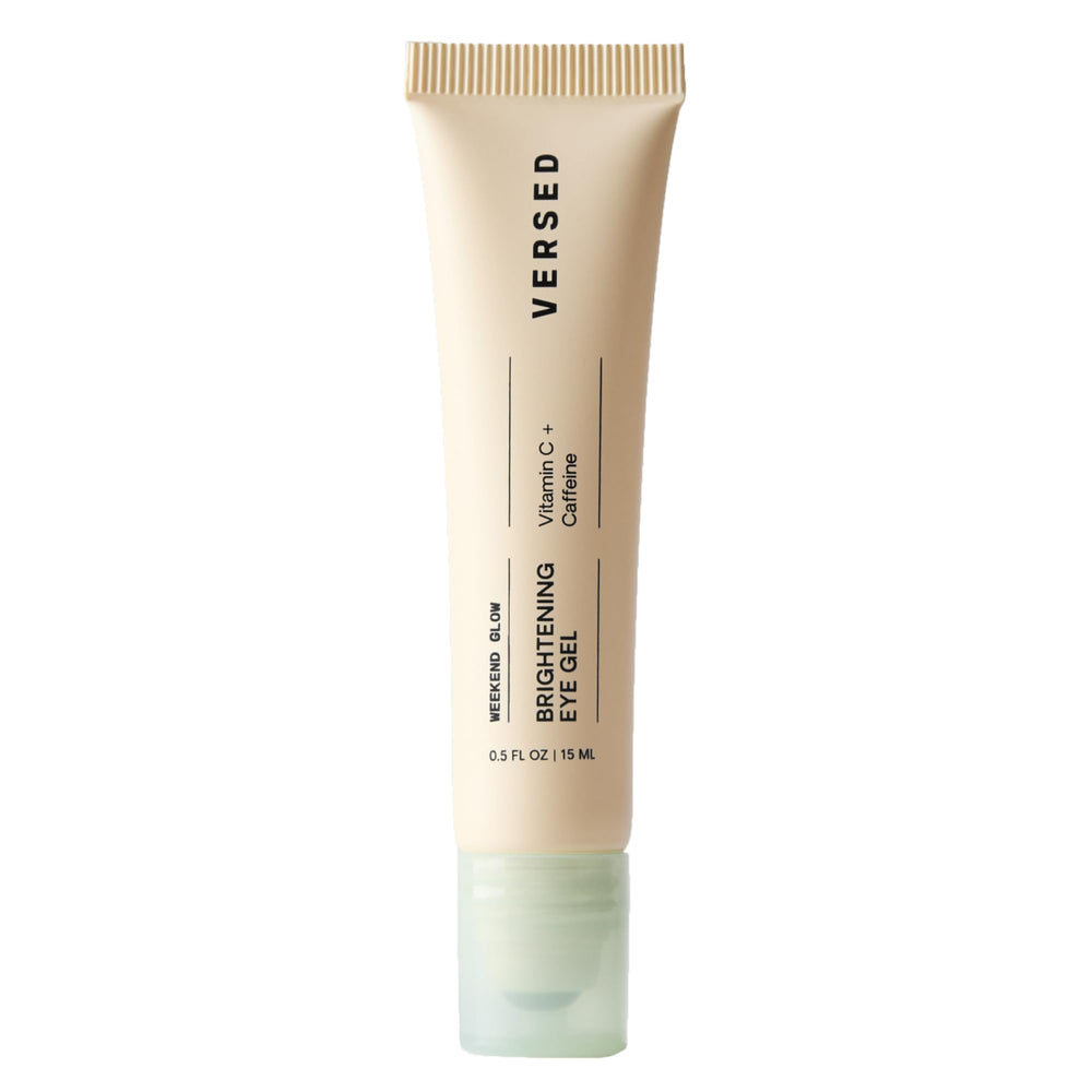 Versed Weekend Glow Eye Gel rollerball: cooling application helps reduce puffiness and refresh tired eyes.