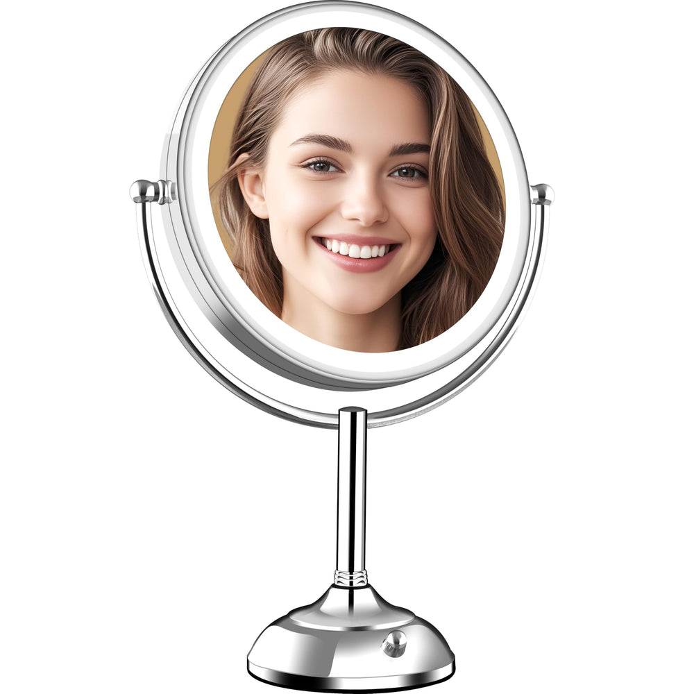 VESAUR upgraded 11-inch large mirror for full-face makeup view