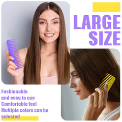 Vesici travel-friendly comb shown in hotel or hostel scenarios
