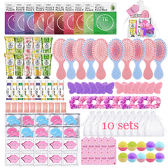 VESPRO spa party supplies kit contents for group sleepovers and shared skincare sessions.