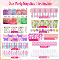 VESPRO teen spa night favors in organza bags ready for gifting.