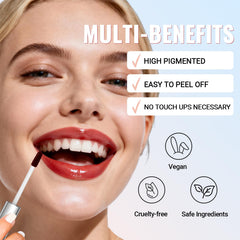 Vevivia Lip Stain demonstrates 15-minute plumping effect